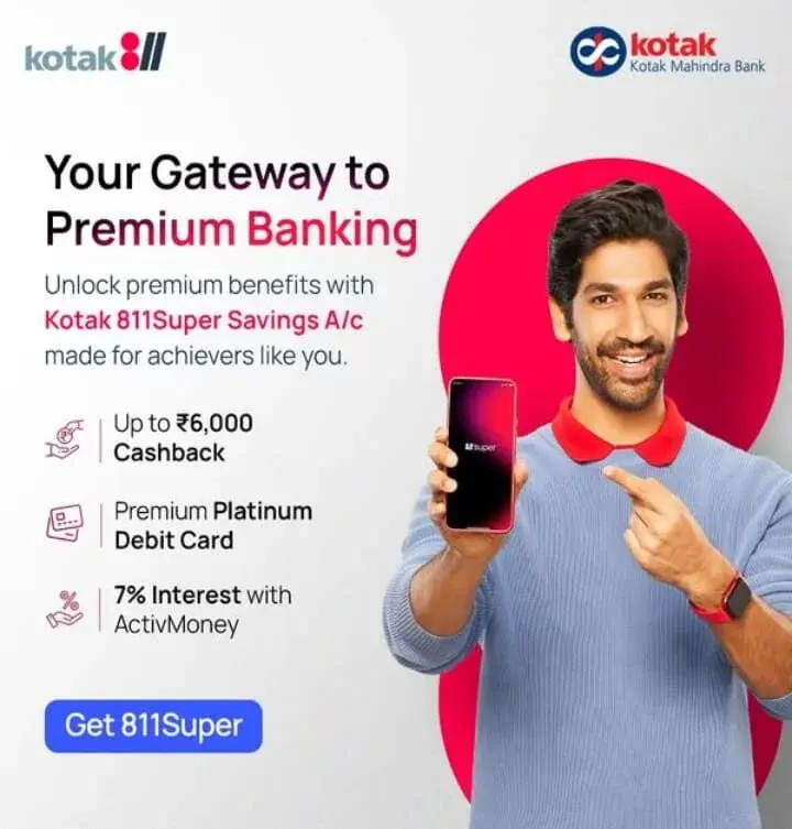 Kotak; 811-zero-balance-digital-savings-account